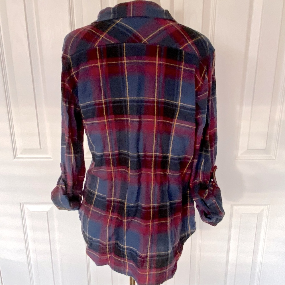 Large Multi Color Flannel - Picture 4 of 5